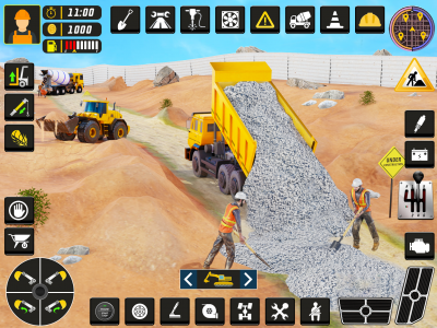 اسکرین شات برنامه City Road Construction Game 3D 2