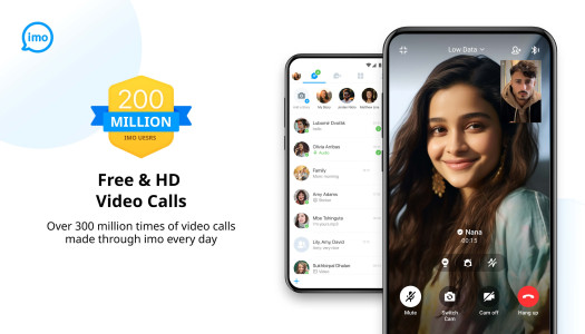 اسکرین شات 1 برنامه imo HD - Video Calls and Chats
