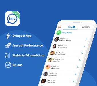 اسکرین شات برنامه imo Lite -video calls and chat 1
