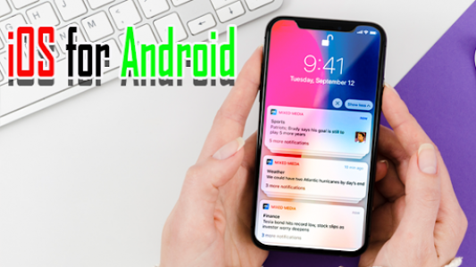 اسکرین شات برنامه iOS 14 lockscreen and notification for android 2