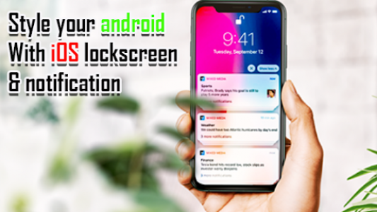 اسکرین شات برنامه iOS 14 lockscreen and notification for android 4