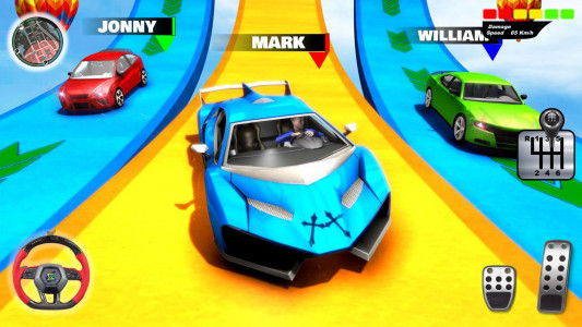 اسکرین شات بازی Car Games Ramp Racing Kar Game 1