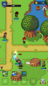 اسکرین شات بازی The Walking Hero (Auto Battle Idle RPG MMO Game) 1