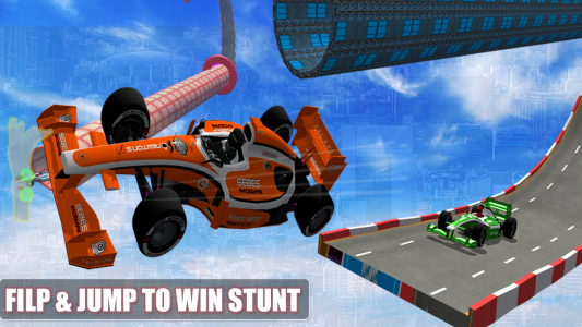 اسکرین شات بازی Formula Car Stunt 3d Car games 4