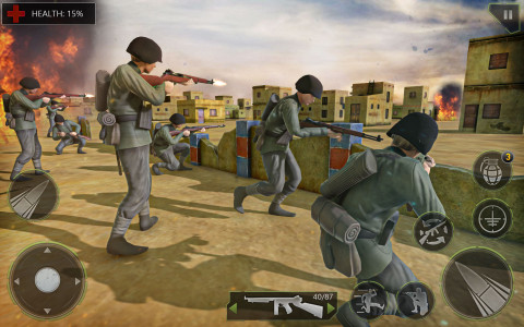 اسکرین شات بازی Call of Army WW2 Shooter Game 4