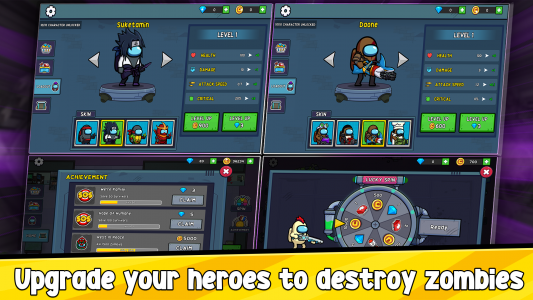 اسکرین شات 6 بازی Impostors vs Zombies: Survival