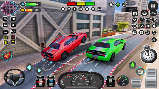 اسکرین شات بازی Chained Car Racing Stunts Game 4