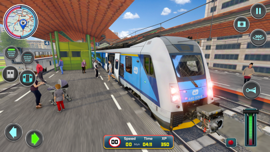 اسکرین شات بازی City Train Driver- Train Games 2