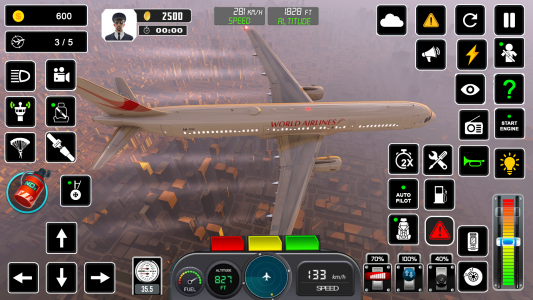اسکرین شات بازی Pilot Flight Simulator Games 2