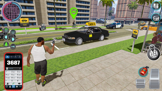 اسکرین شات 1 برنامه Taxi Simulator Pro Racing Game