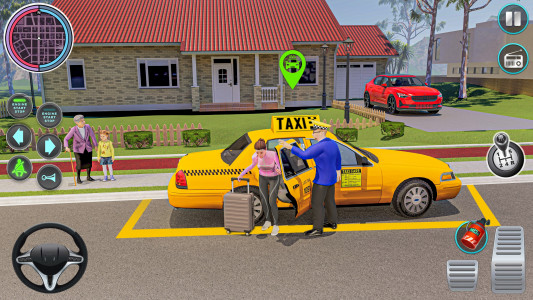 اسکرین شات برنامه City Taxi Driving: Taxi Games 7