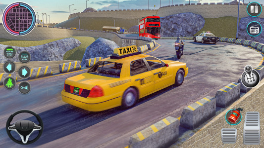 اسکرین شات برنامه City Taxi Driving: Taxi Games 6