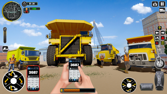 اسکرین شات 3 بازی Excavator Truck Simulator Game