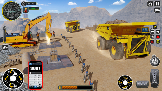 اسکرین شات 4 بازی Excavator Truck Simulator Game