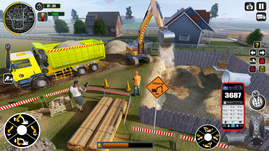 اسکرین شات 1 بازی Excavator Truck Simulator Game