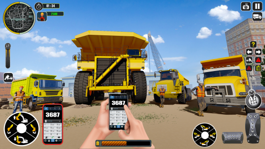 اسکرین شات بازی Excavator Truck Simulator Game 3
