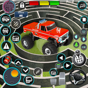 اسکرین شات بازی Monster Truck Maze Puzzle Game 1