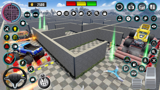 اسکرین شات بازی Monster Truck Maze Puzzle Game 3