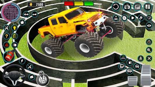 اسکرین شات بازی Monster Truck Maze Puzzle Game 2