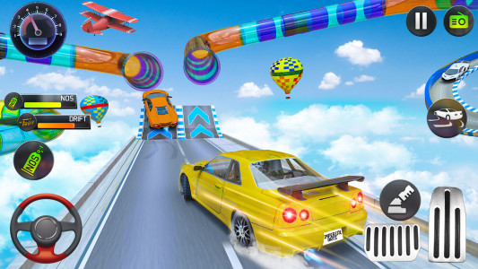 اسکرین شات برنامه Mega Ramp Car Stunts Race Game 2