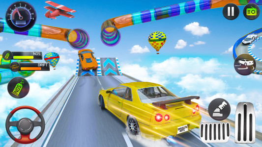 اسکرین شات 2 برنامه Mega Ramp Car Stunts Race Game