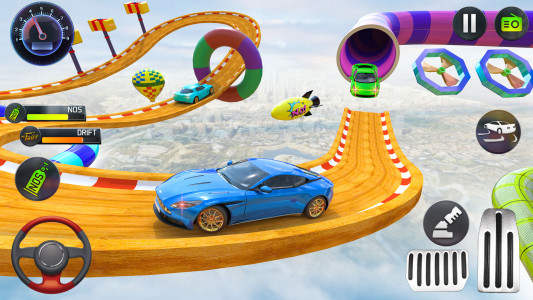 اسکرین شات برنامه Mega Ramp Car Stunts Race Game 3