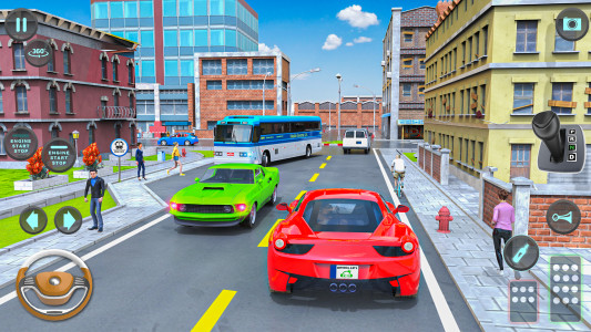 اسکرین شات بازی Modern Car Driving School Game 7