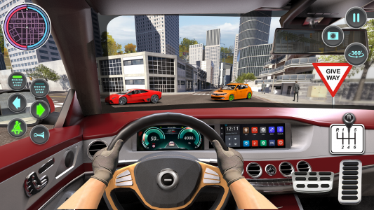 اسکرین شات بازی Modern Car Driving School Game 2