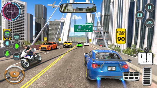 اسکرین شات بازی Modern Car Driving School Game 5