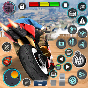اسکرین شات 1 بازی Mega Ramp Bike Stunts Games 3D