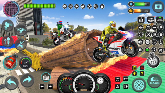 اسکرین شات بازی Mega Ramp Bike Stunts Games 3D 7