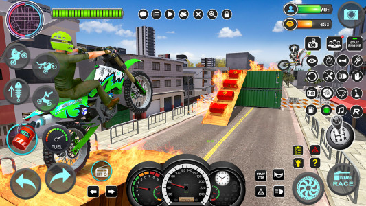 اسکرین شات بازی Mega Ramp Bike Stunts Games 3D 8