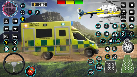 اسکرین شات برنامه Heli Ambulance Simulator Game 7