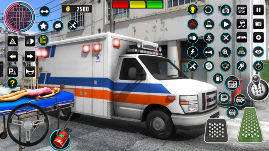 اسکرین شات برنامه Heli Ambulance Simulator Game 3