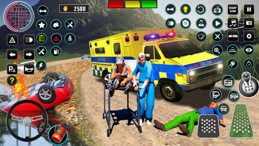 اسکرین شات برنامه Heli Ambulance Simulator Game 8