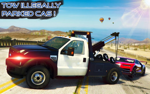 اسکرین شات برنامه US Police Tow Truck Transport  Simulator Game 2019 1