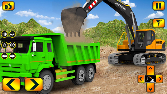 اسکرین شات برنامه Sand Excavator Simulator Games 1