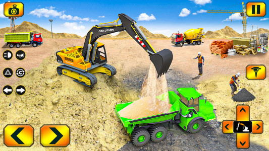 اسکرین شات برنامه Sand Excavator Simulator Games 2