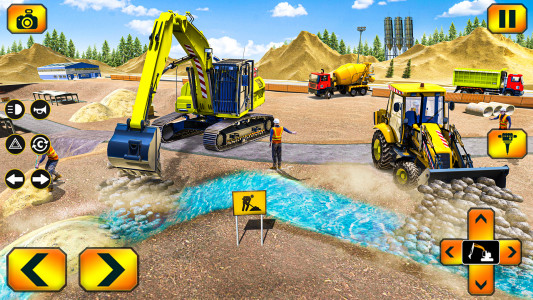 اسکرین شات برنامه Sand Excavator Simulator Games 6
