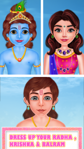 اسکرین شات بازی Radha Krishna Kids Makeover 2