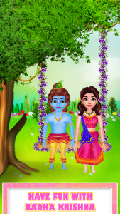 اسکرین شات بازی Radha Krishna Kids Makeover 4