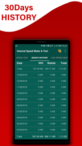 اسکرین شات برنامه Internet Speed Meter & Speed T 3