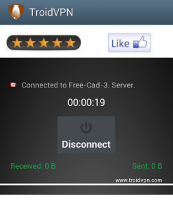 اسکرین شات برنامه Troid VPN  Free VPN Proxy 4