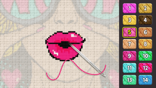 اسکرین شات بازی Cross Stitch: Color by Number 5