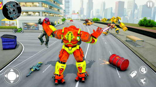 اسکرین شات بازی Iron Robot Game : Muscle Hero 4