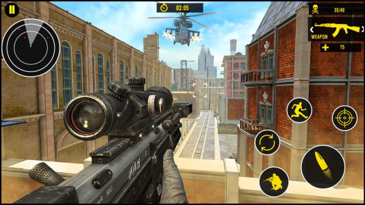 اسکرین شات 5 بازی Sniper Army Strike: Gun Games