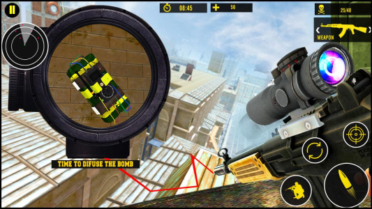 اسکرین شات 3 بازی Sniper Army Strike: Gun Games