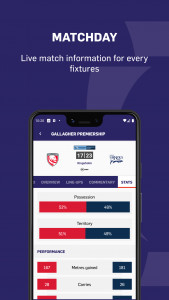اسکرین شات 3 برنامه Premiership Rugby