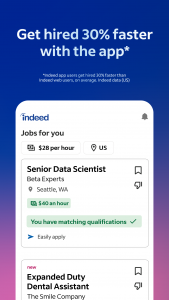 اسکرین شات 1 برنامه Indeed Job Search