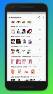 اسکرین شات برنامه Cute Anime  wastickers 3